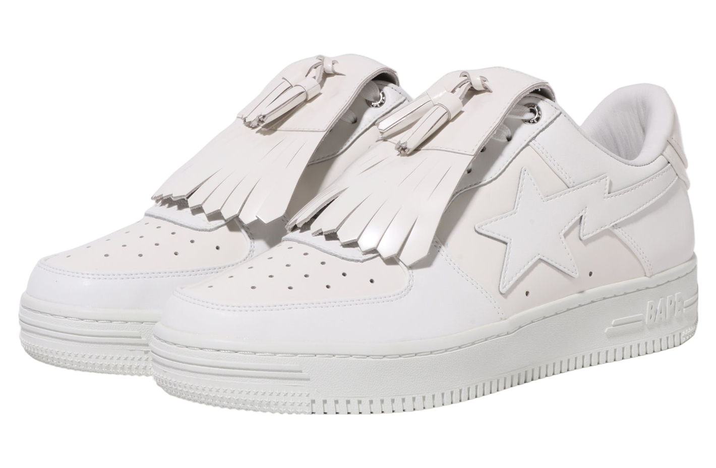 Bape Sta Quilt Tassel White