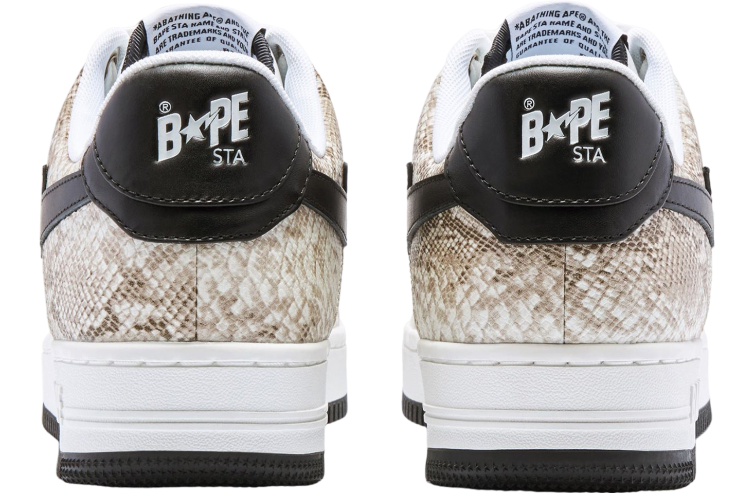 Bape Sta Snake Beige