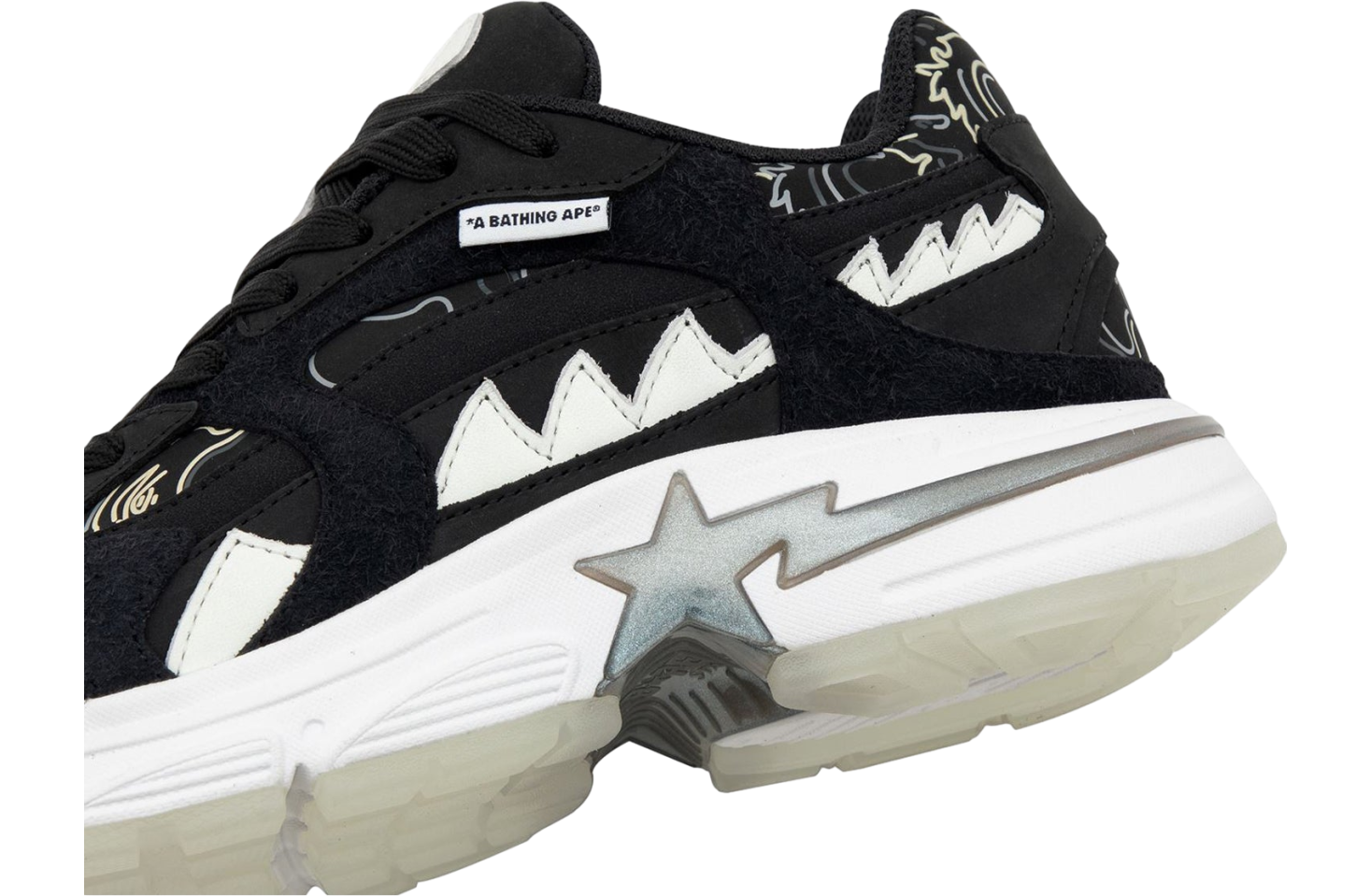 Bape X 88rising Shark Sta WMNS Black