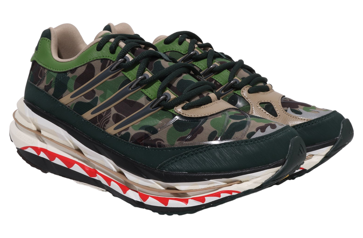 Bape X Adidas Adistar Hrmy Green