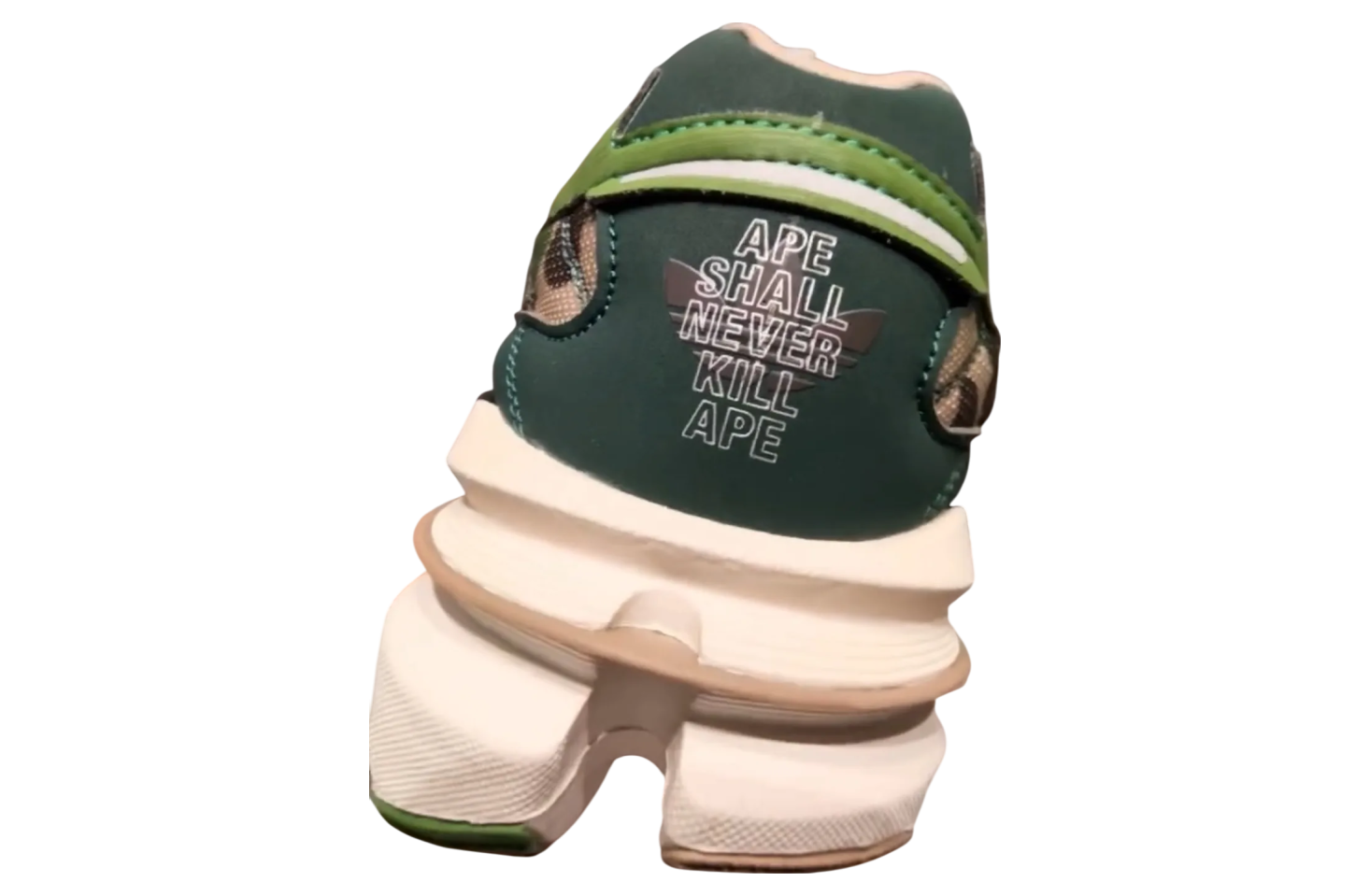 Bape X Adidas Adistar Hrmy Green Camo