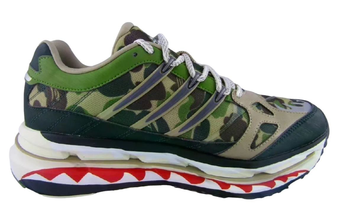 Bape x Adidas Adistar Hrmy Green Camo