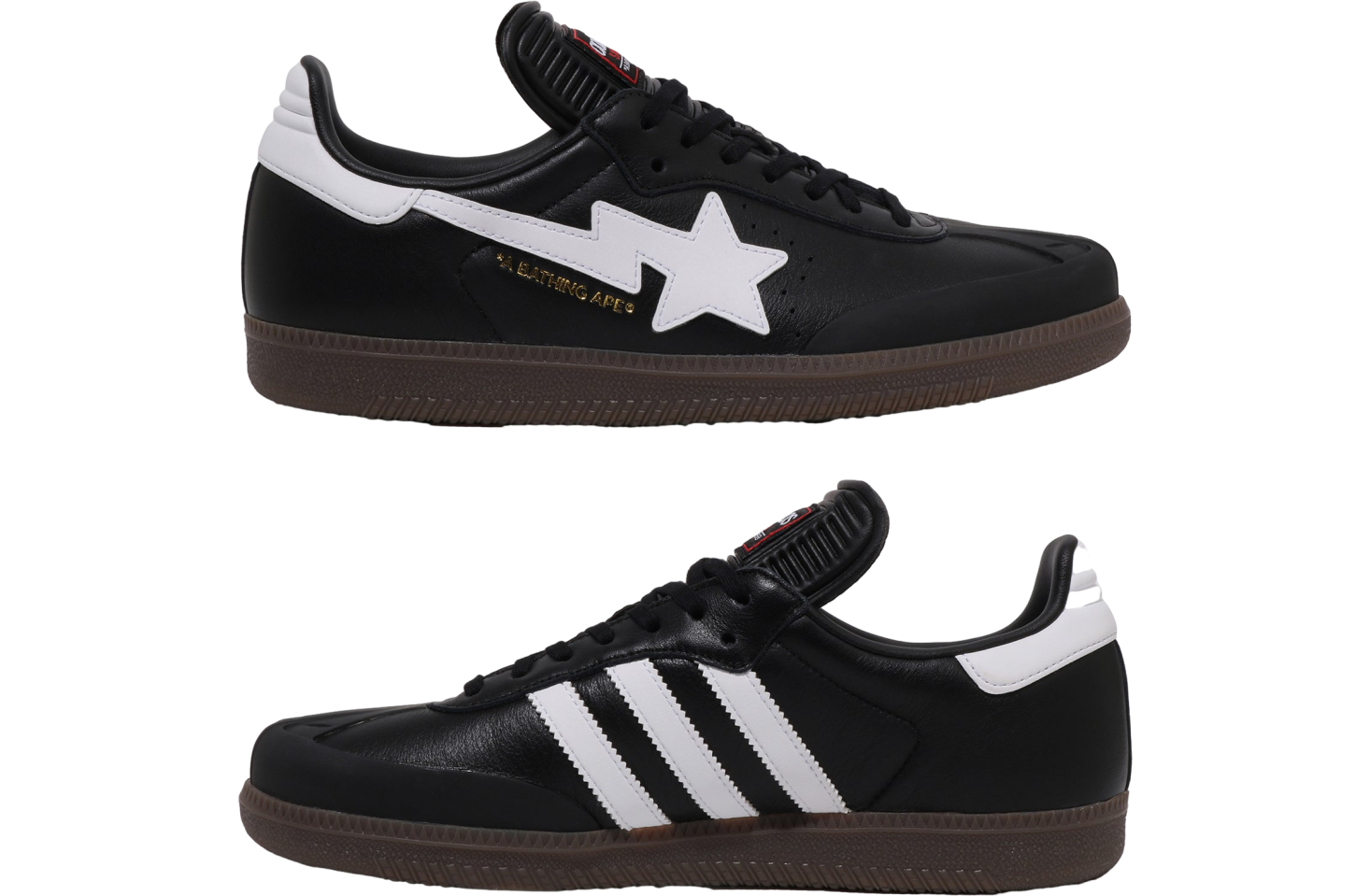 Bape X Adidas Black / White
