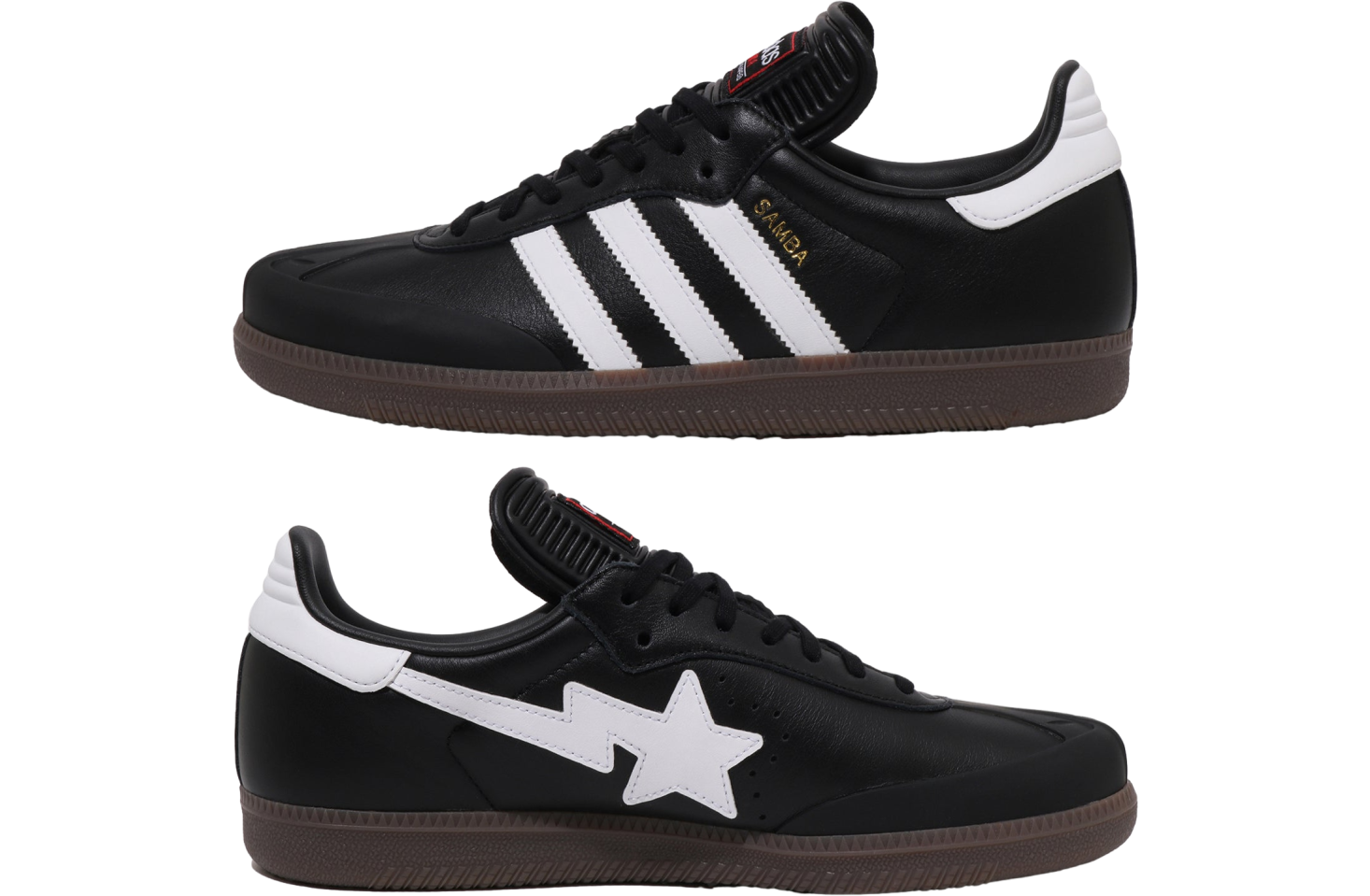Bape X Adidas Black / White