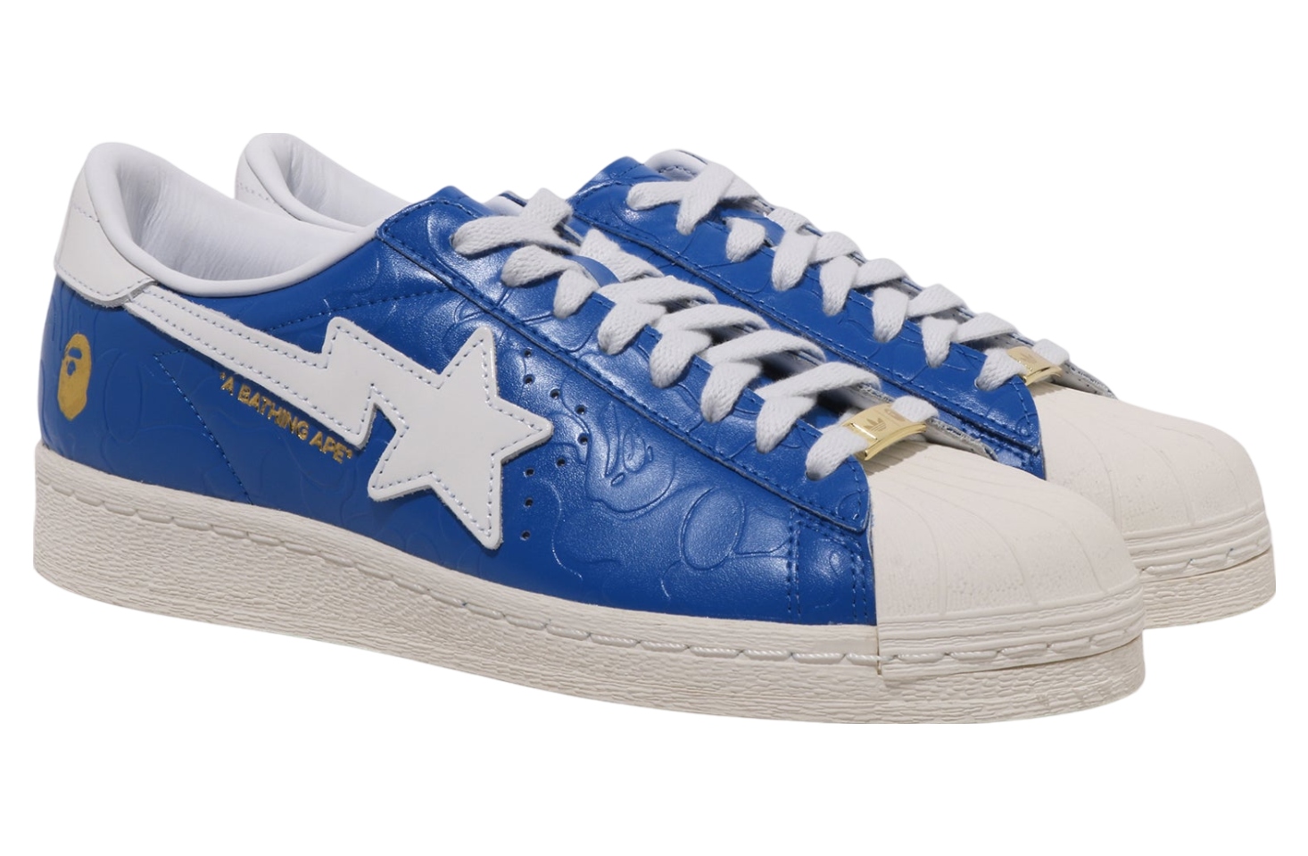 Bape X Adidas Blue