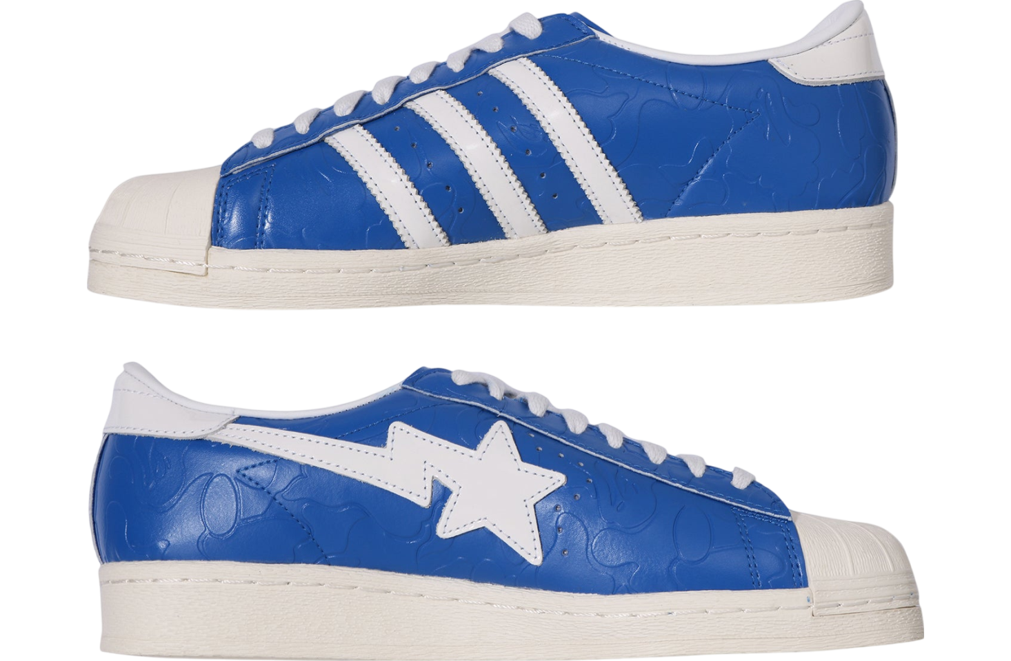 Bape X Adidas Blue / White