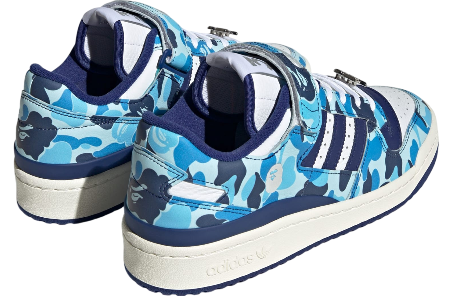 BAPE x adidas Forum 84 Low 30th Anniversary Blue Camo