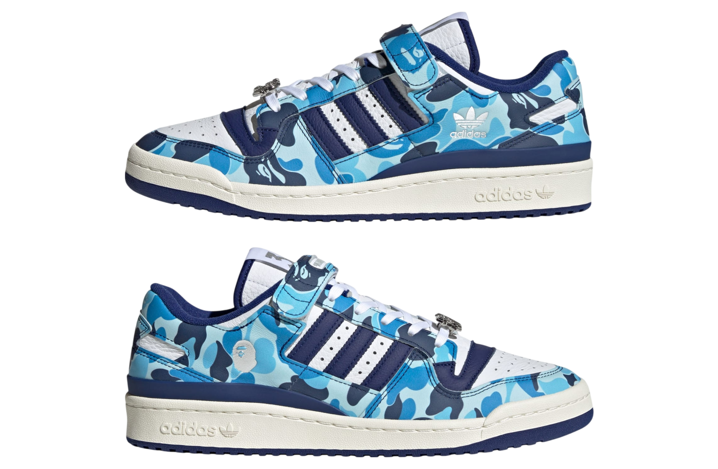 BAPE x adidas Forum 84 Low 30th Anniversary Blue Camo