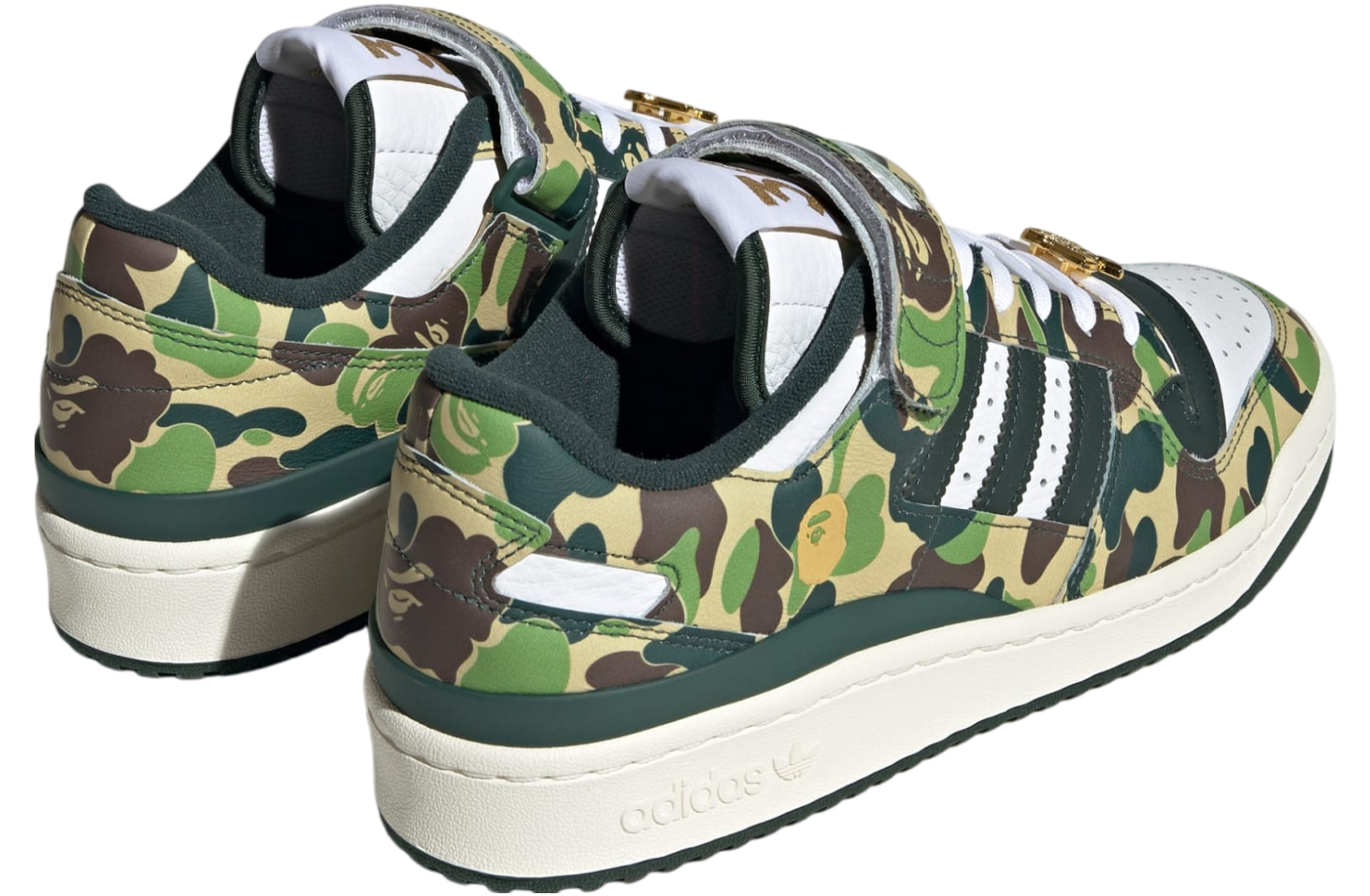 BAPE x adidas Forum 84 Low 30th Anniversary Green Camo