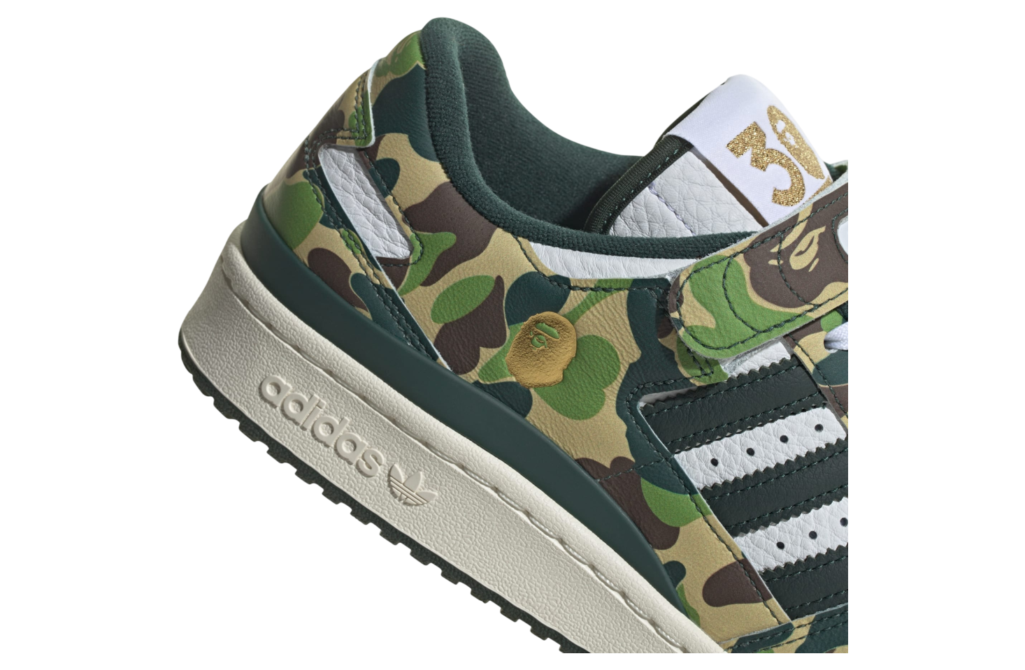 BAPE x adidas Forum 84 Low 30th Anniversary Green Camo