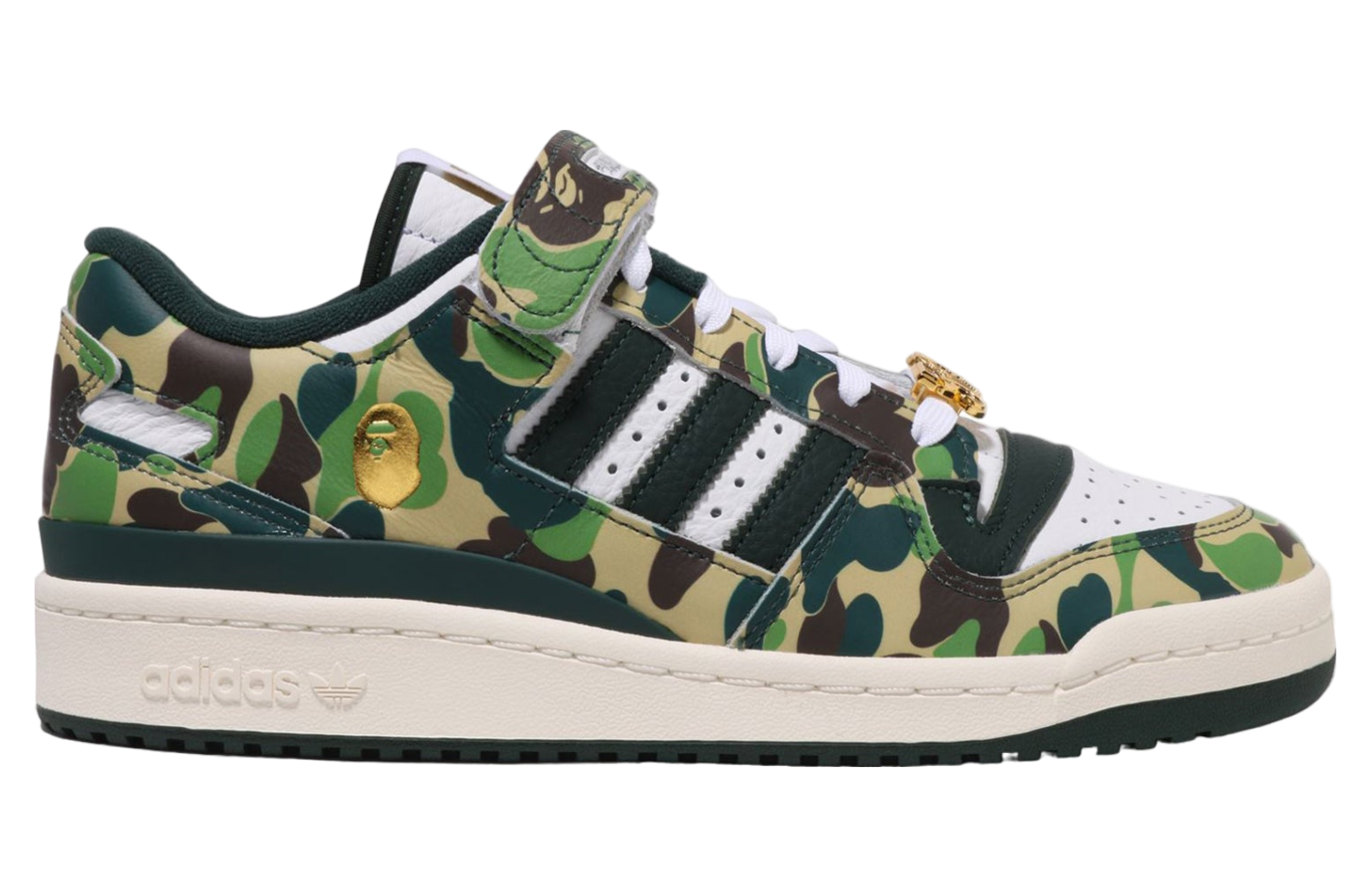 Bape X Adidas Forum 84 Low Abc Camo Green