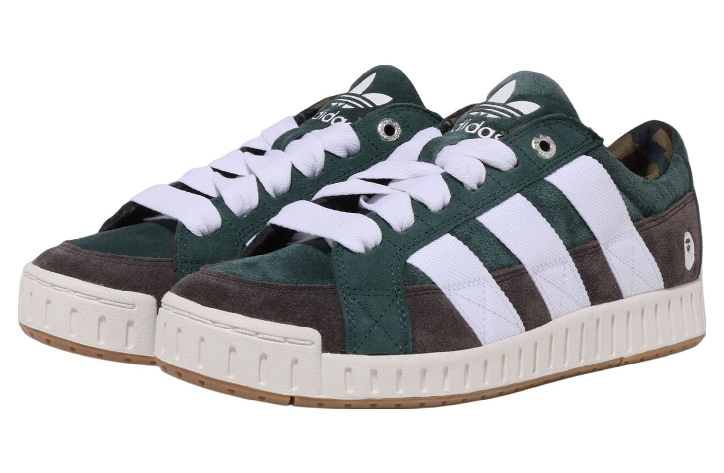 Bape X Adidas N Bape 1st Camo Green / White