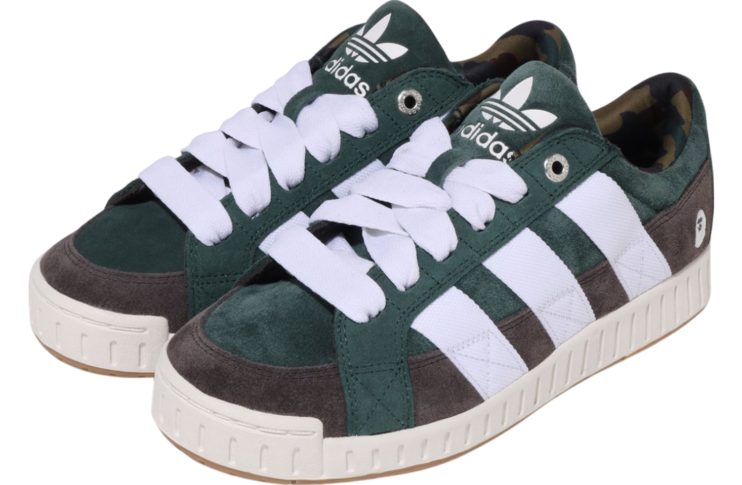 Bape X Adidas N Bape 1st Camo Green / White