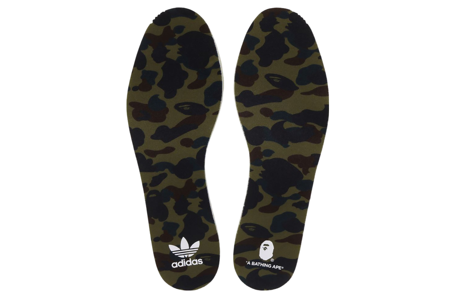 Bape X Adidas N Bape 1st Camo Green / White