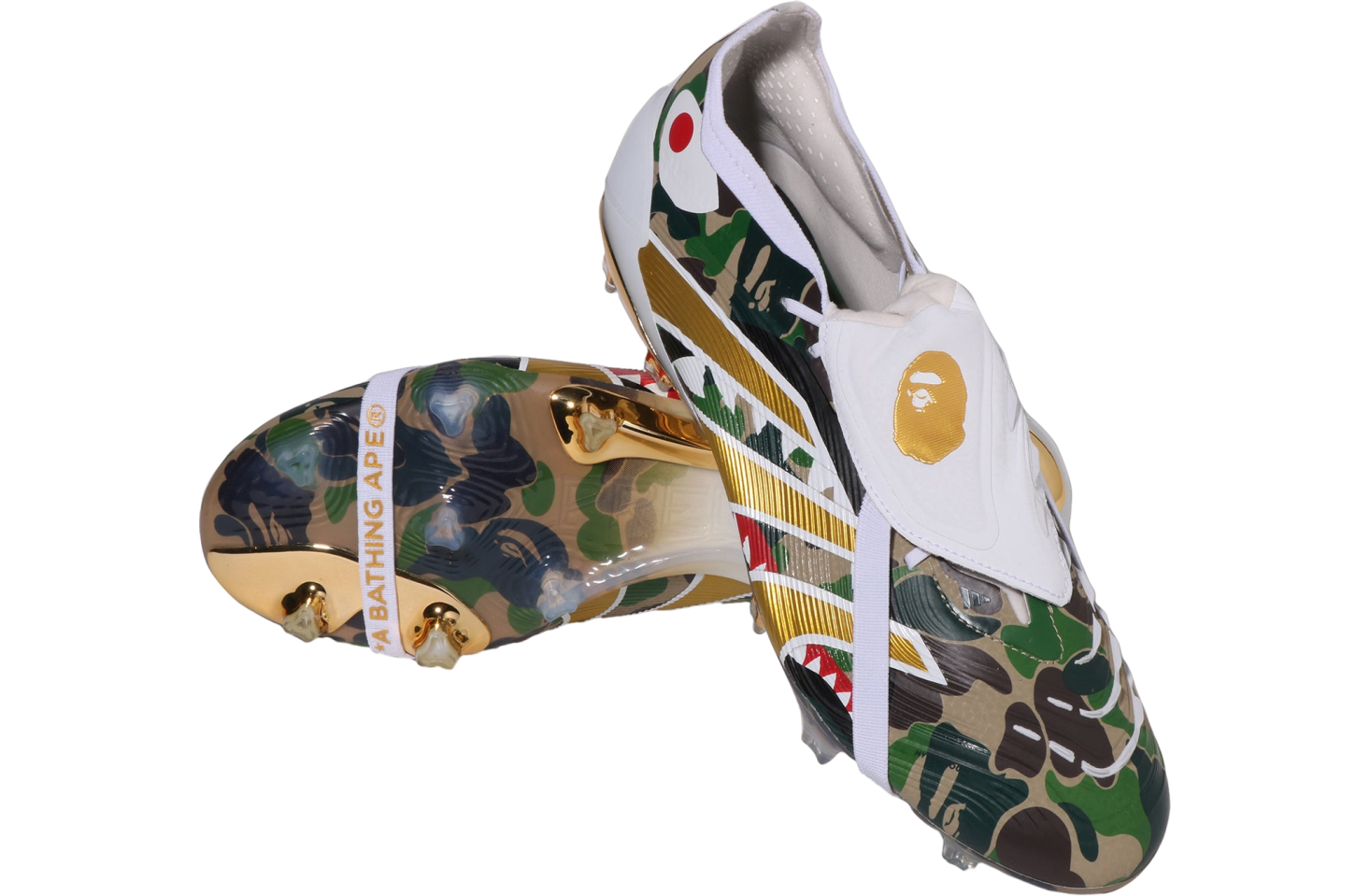 シューズ 25cm BAPE adidas Predator Elite FG CAMO BAPE x adidas Predator Elite Fold-Over Tongue Firm Ground