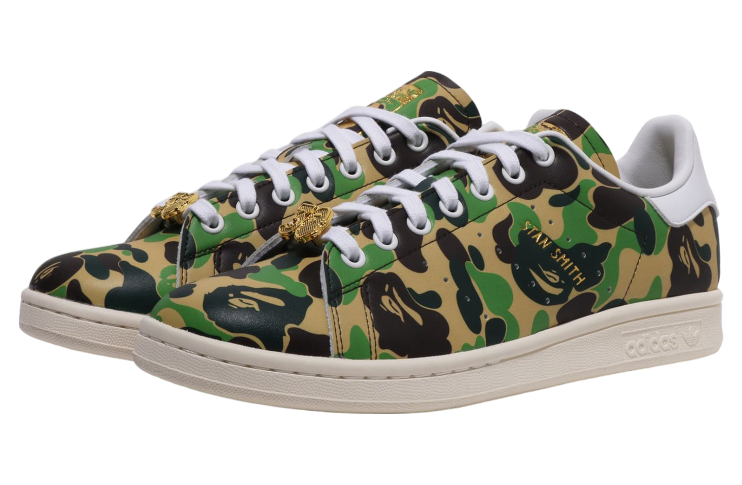 Bape X Adidas Stan Smith Bape Abc Camo Green