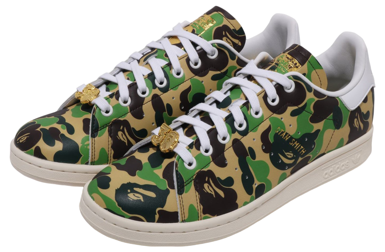 Bape X Adidas Stan Smith Bape Abc Camo Green