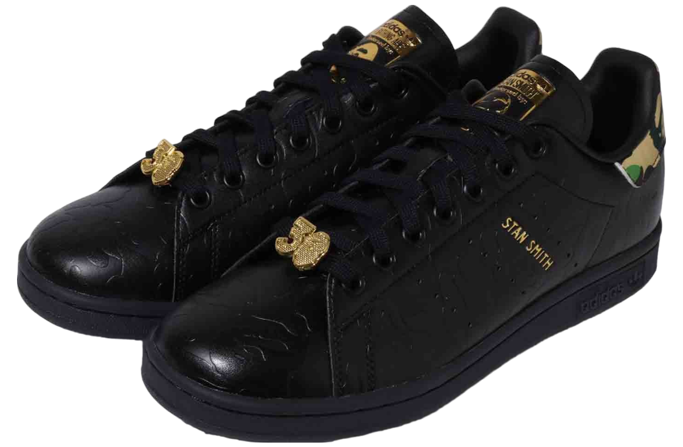 Bape X Adidas Stan Smith Bape Camo Black