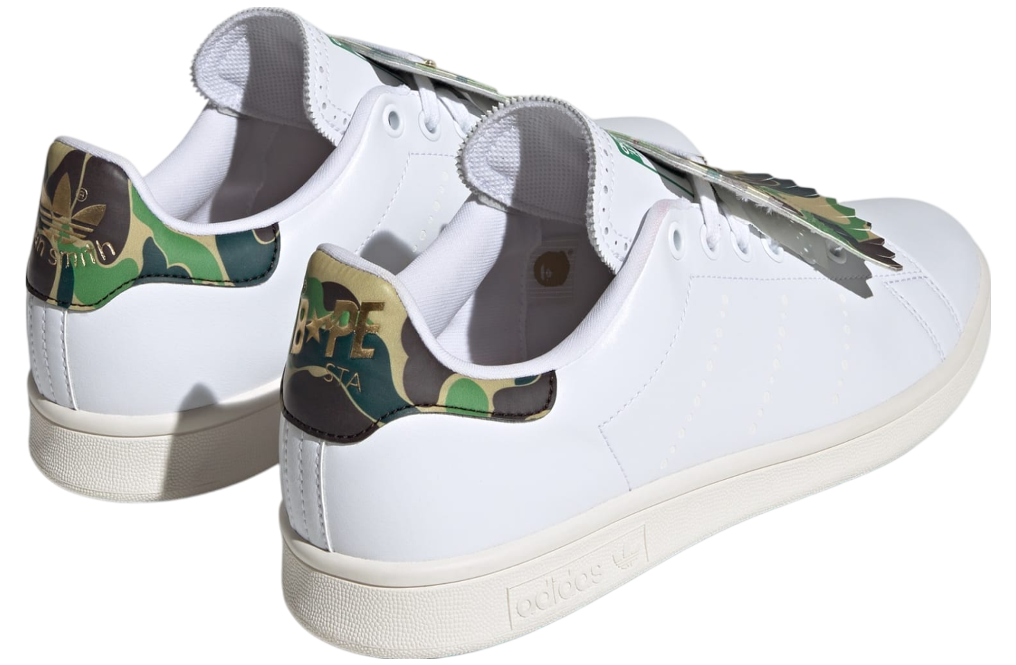 Bape x Adidas Stan Smith Cloud White / Green