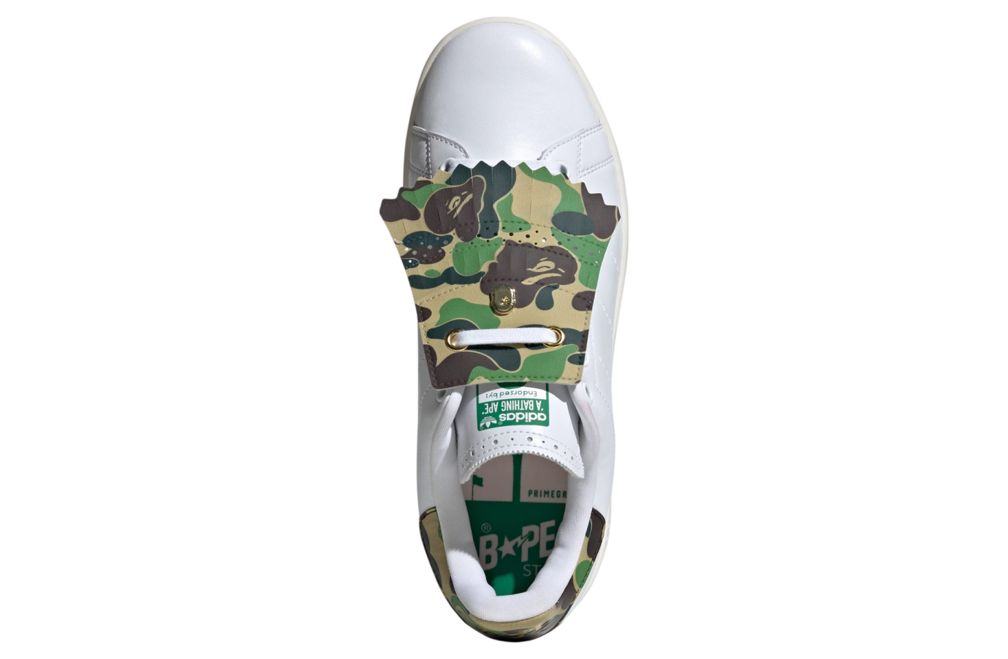 Bape x Adidas Stan Smith Cloud White / Green