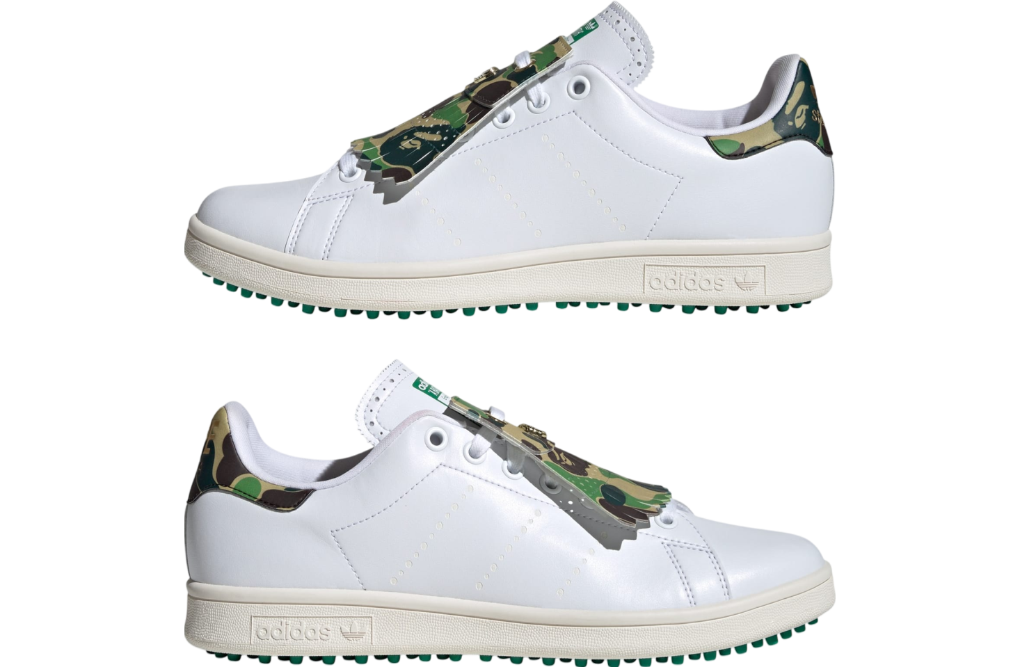 Bape x Adidas Stan Smith Cloud White / Green