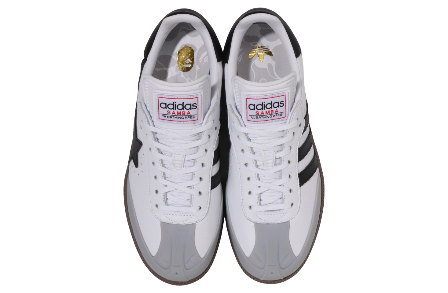 Bape X Adidas White / Black / White