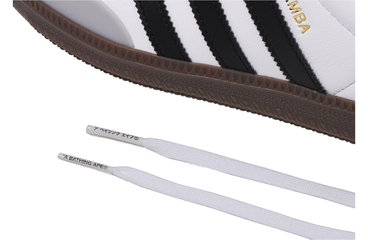 Bape X Adidas White / Black / White