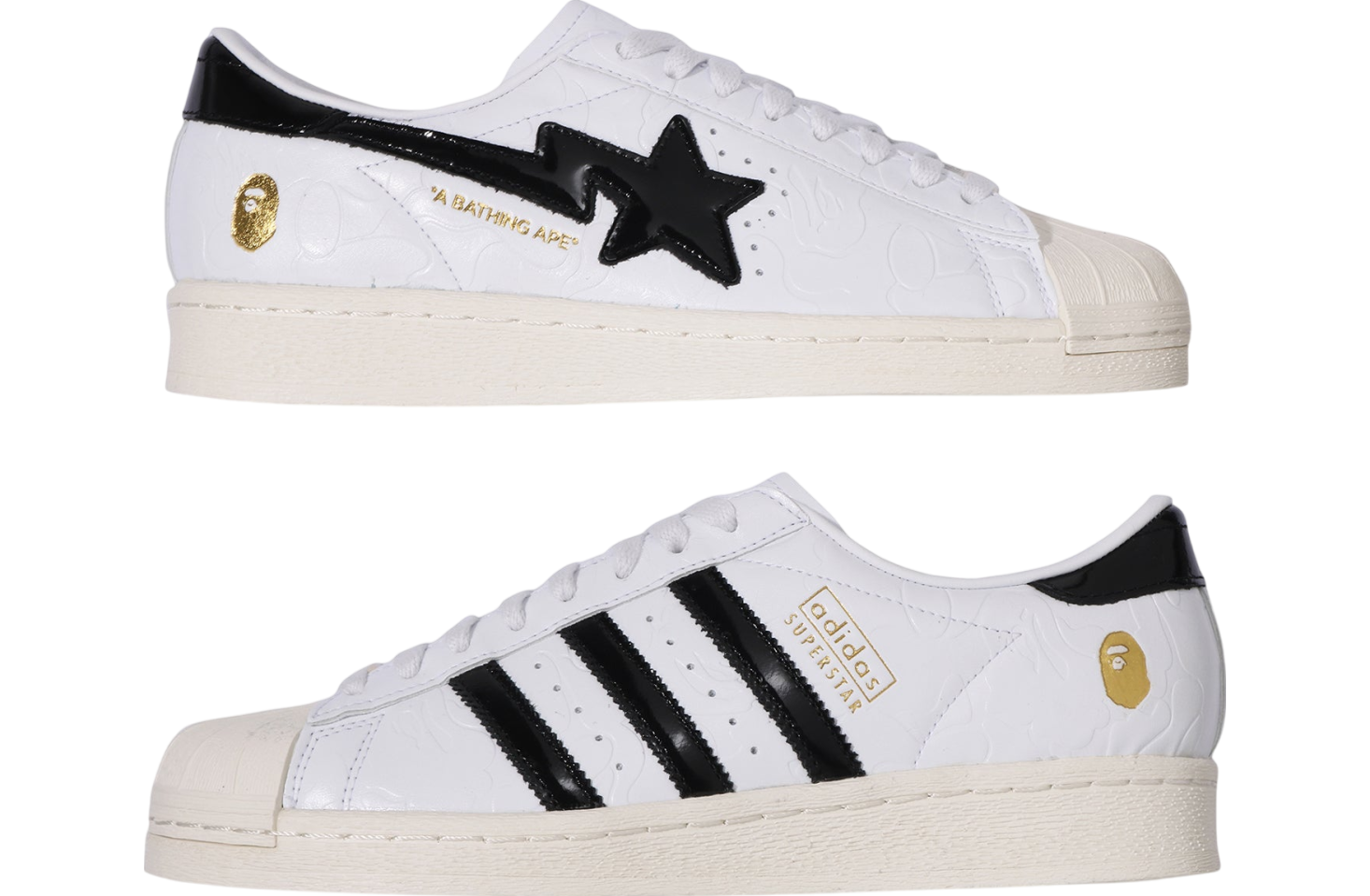 Bape X Adidas Wmns White
