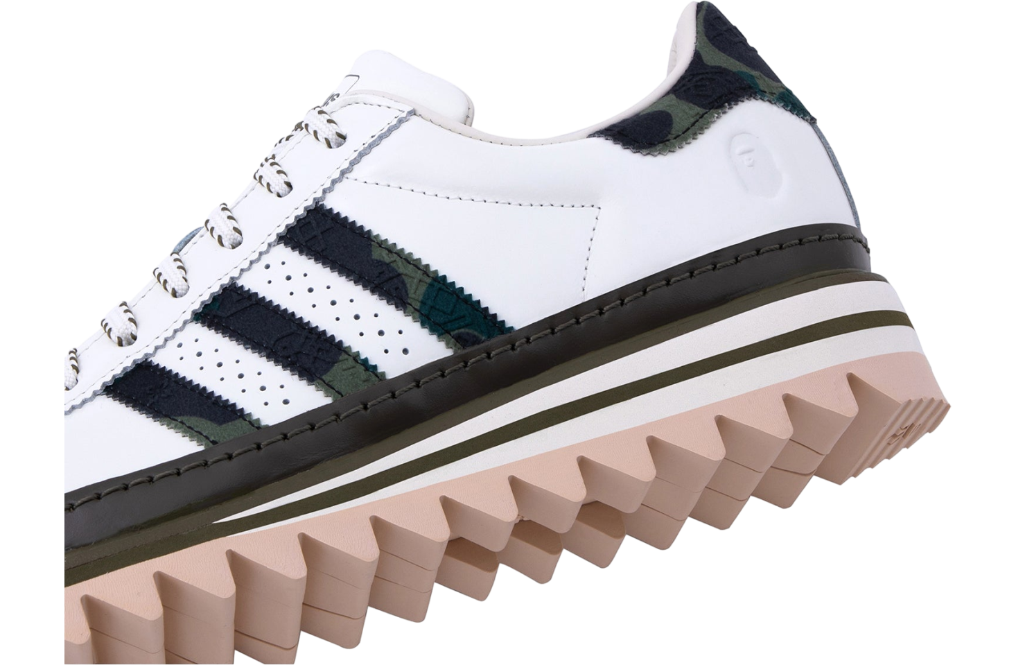 Bape X Clot Superstar BY Edison Chen White