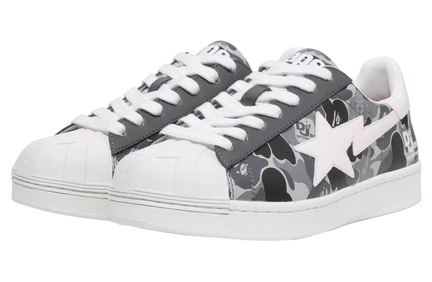 Bape X Def Jam Skull Sta Black