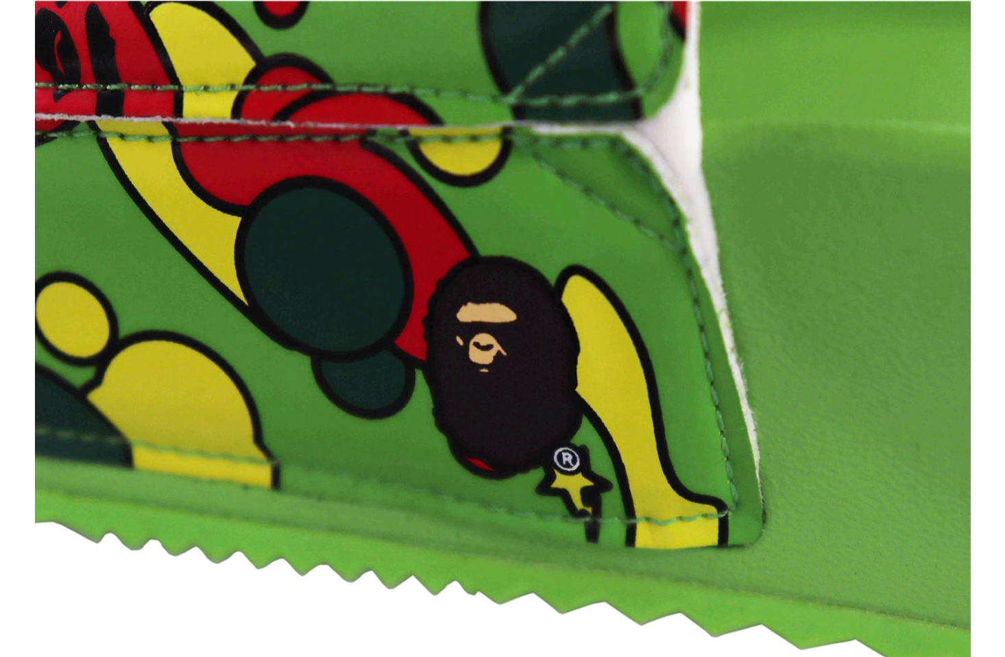 Bape X Hayn Sta Camo Slide Sandals Multi