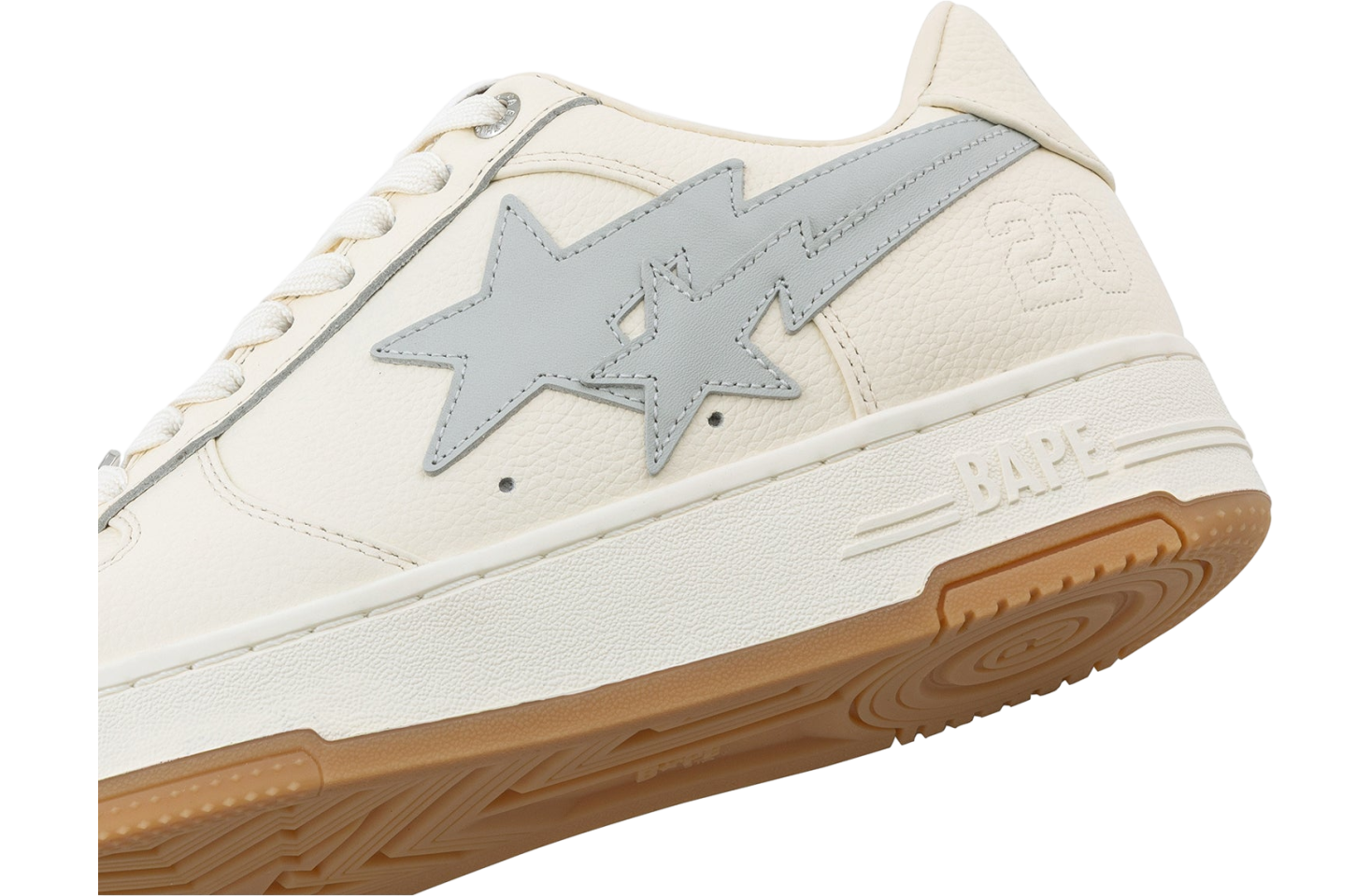 Bape X Highsnobiety Double Sta Bape Sta Ivory