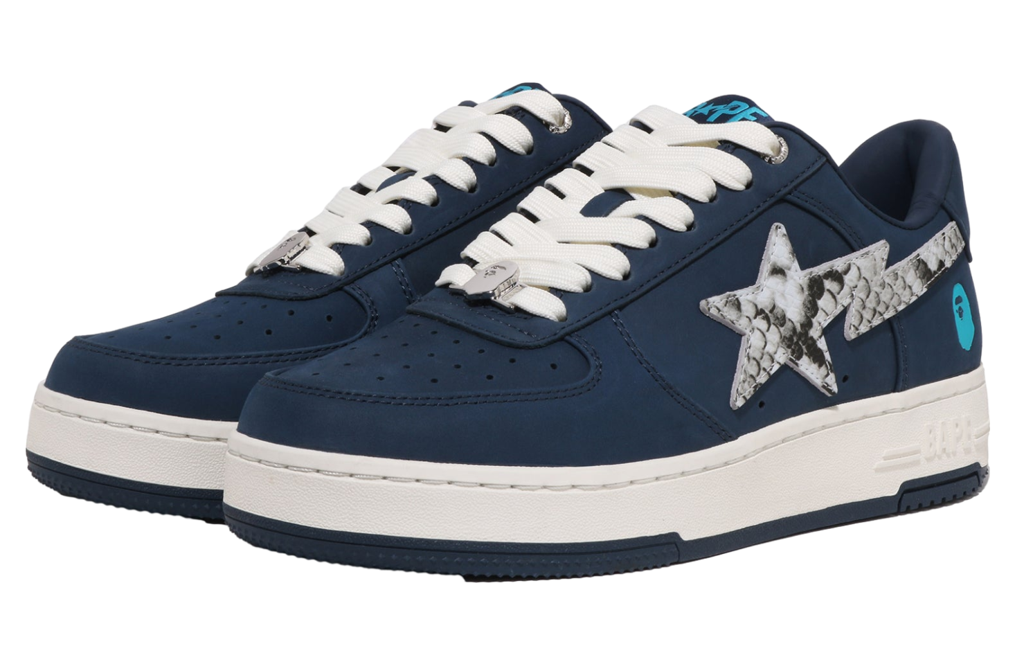 Bape X Just Don Bapesta-01 WMNS Navy