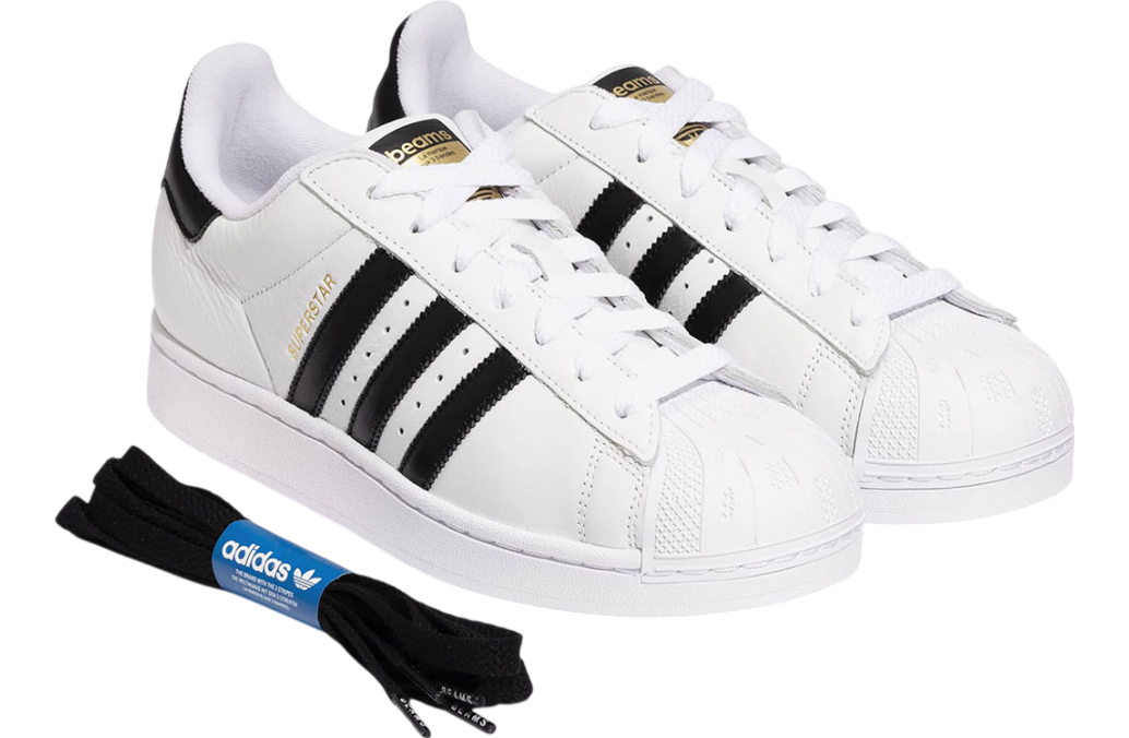 Beams X Adidas Superstar White / Core Black