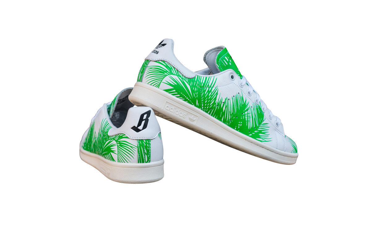 Billionaire Boys Club x adidas Originals Stan Smith Palm Tree - Jun 2016 - AAS82071