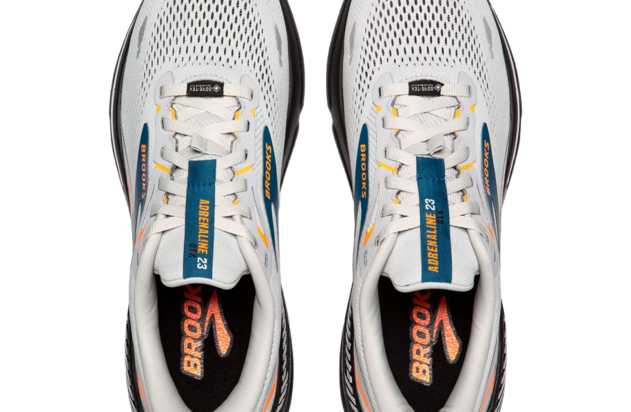 Brooks Adrenaline Gts 23 Gtx Oyster Mushroom / Orange