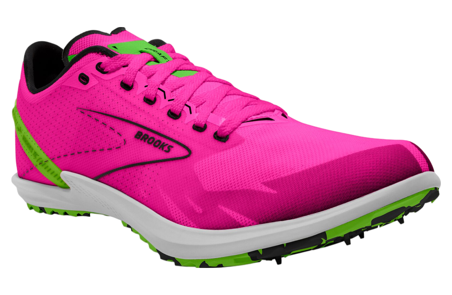 Brooks Draft XC Spikeless Pink Glo / Green