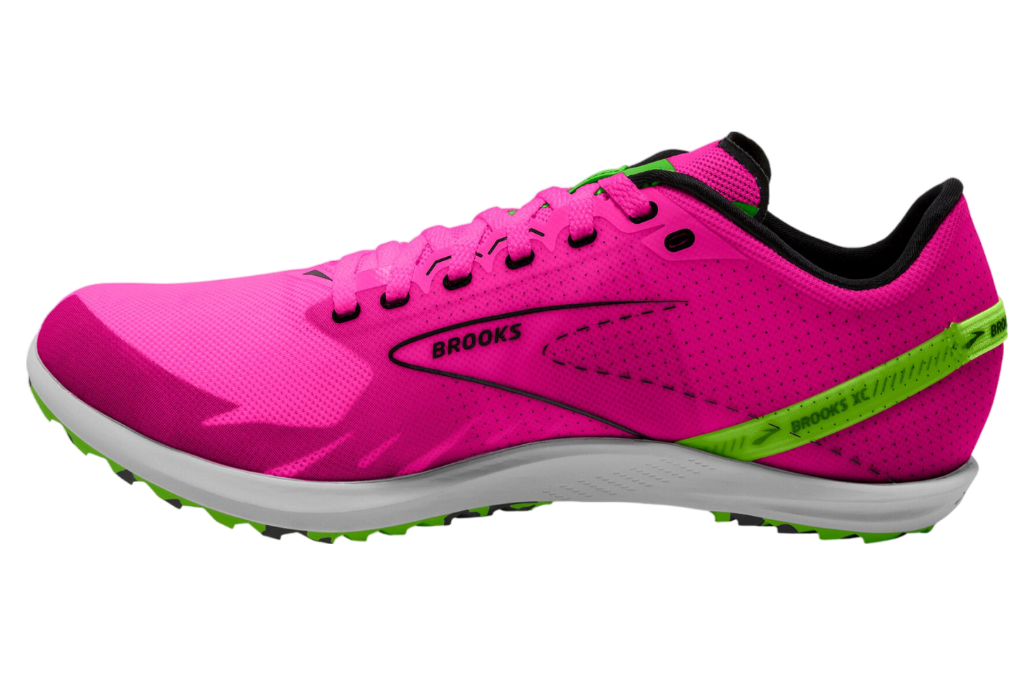 Brooks Draft XC Spikeless Pink Glo / Green