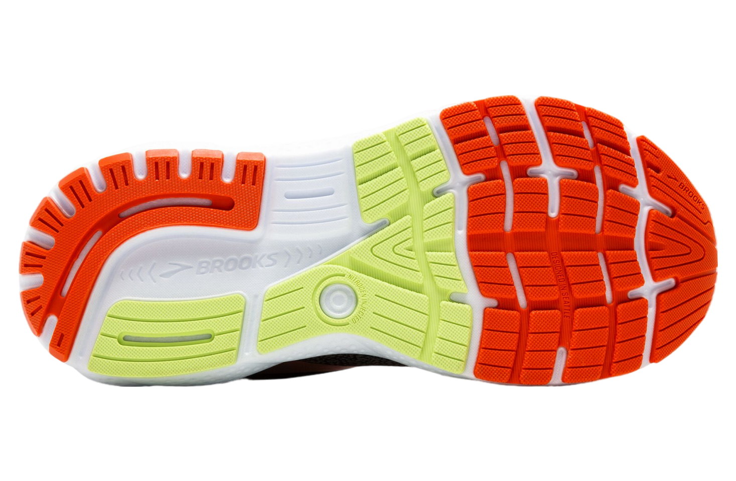 Brooks Ghost 16 Gtx Black / Mandarin Red