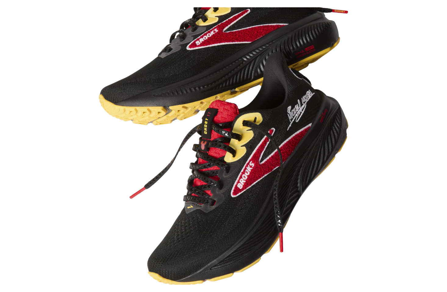 Brooks Ghost 17 Mickey Mouse Black / White