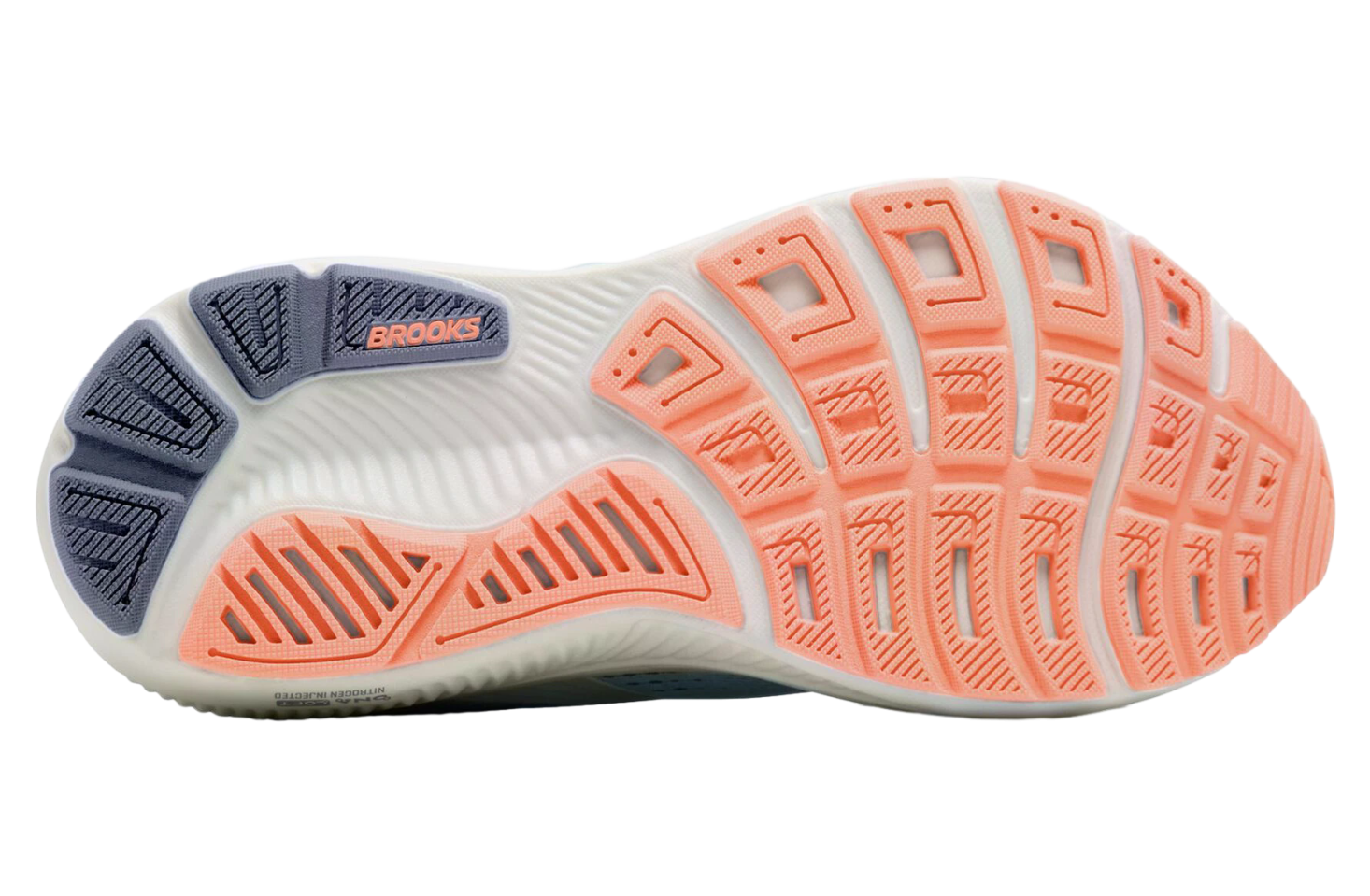 Brooks Ghost 18 WMNS Star White / Cyber Peach