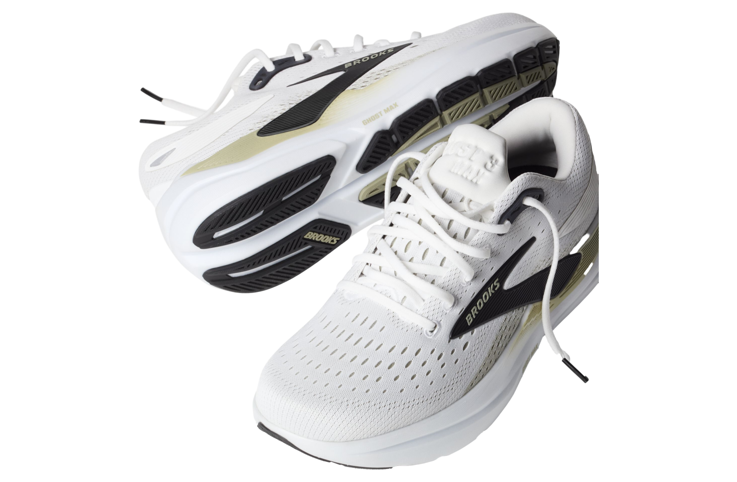 Brooks Ghost Max 3 Bright White / Tea
