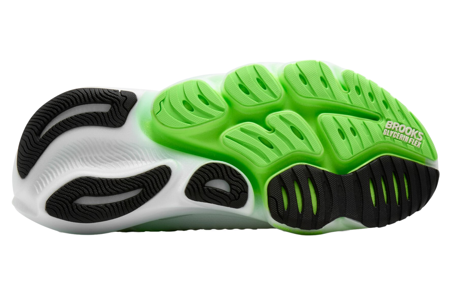 Brooks Glycerin Flex White / Green Gecko