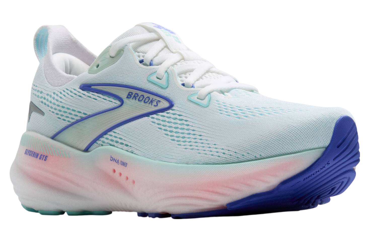 Brooks Glycerin Gts 22 WMNS White / Limpet Shell