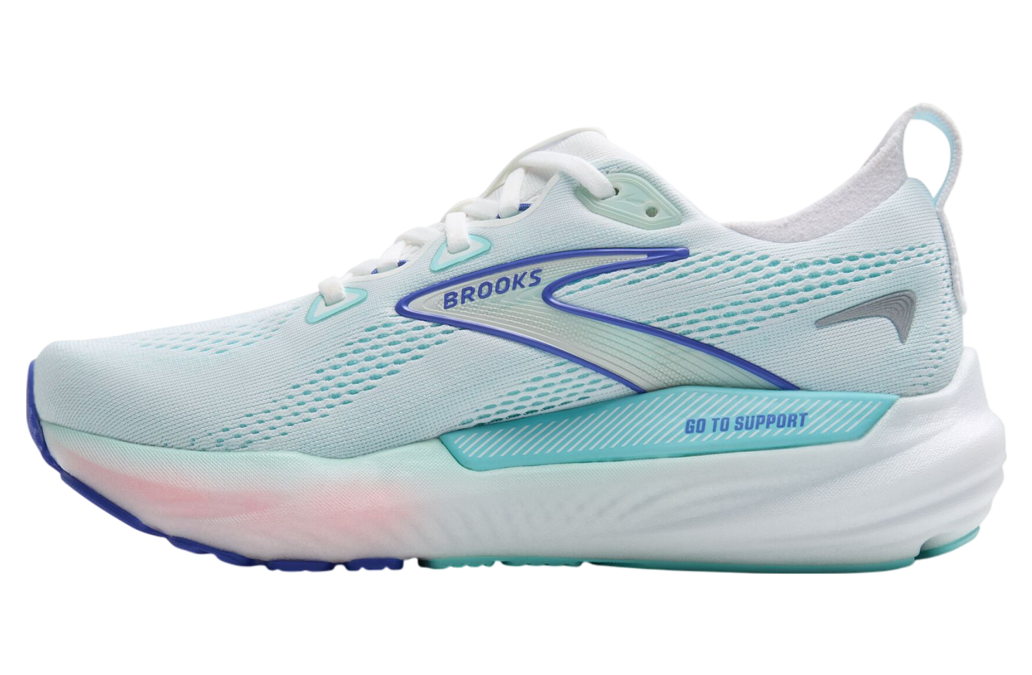 Brooks Glycerin Gts 22 WMNS White / Limpet Shell