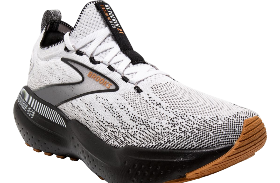 Brooks Glycerin Stealthfit Gts 21 White / Grey