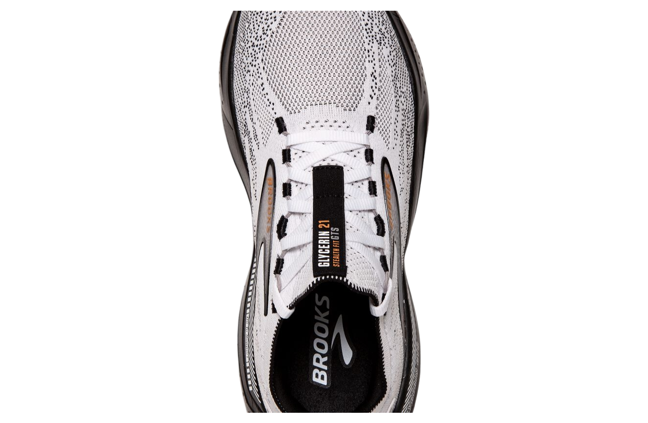 Brooks Glycerin Stealthfit Gts 21 White / Grey