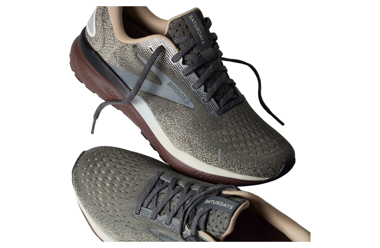 Brooks Saturdays x Ghost 16 Grey / Fondue