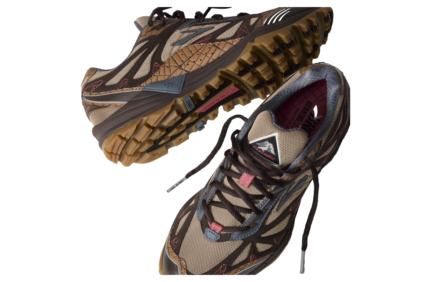 Brooks Staple x Cascadia 1 Ginger / Wren