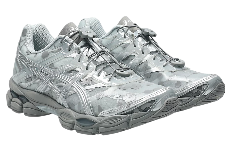 【Asics x Cecilie Bahnsen】Gel-Cumulus 16 Gray ★大人気★ ASICS Gel-Cumulus 16 Cecilie Bahnsen Floral Pack Glacier
